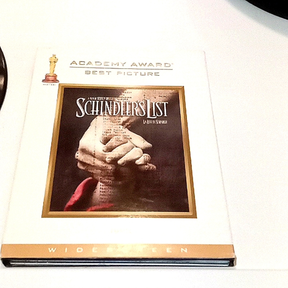 Schindler's List, DVD's, booklet, sleeve Widescreen -1993 14A